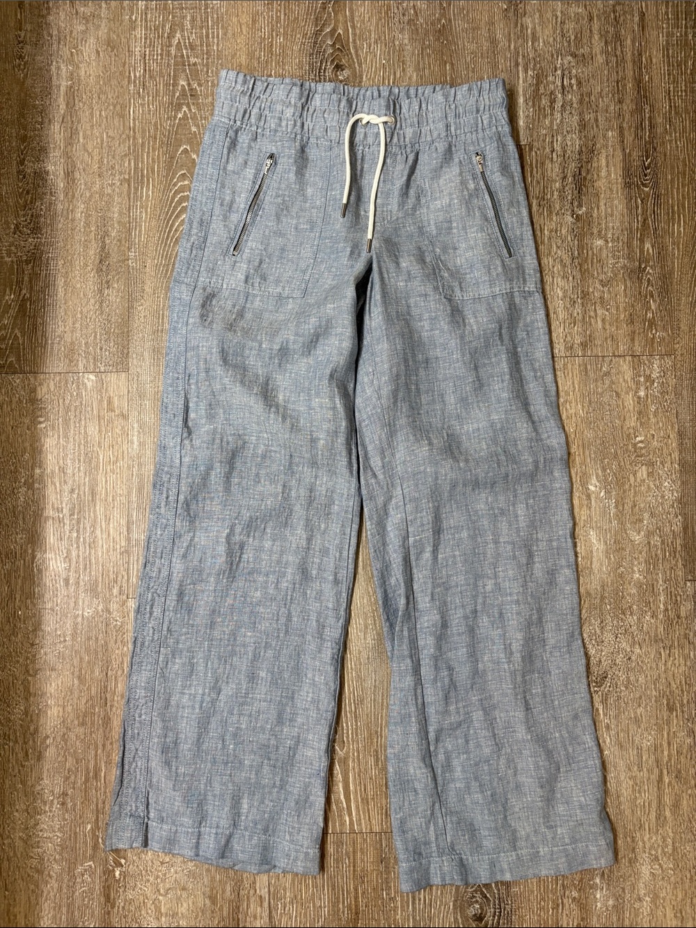 Athleta Cabo Linen Wide-Leg Pants